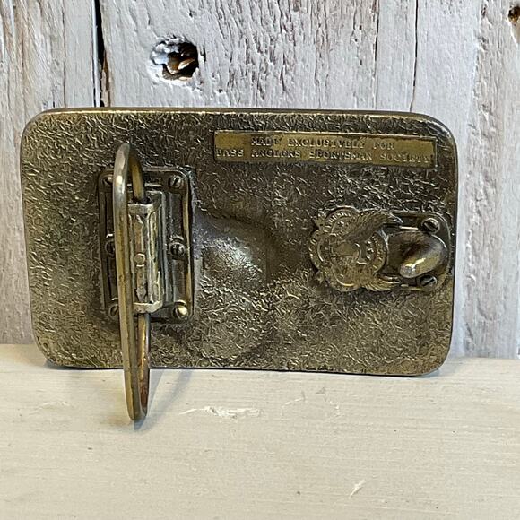 1988 BASS Bassmaster Belt Buckle Bass Anglers Sportsman Society Fishing - Picture 6 of 9